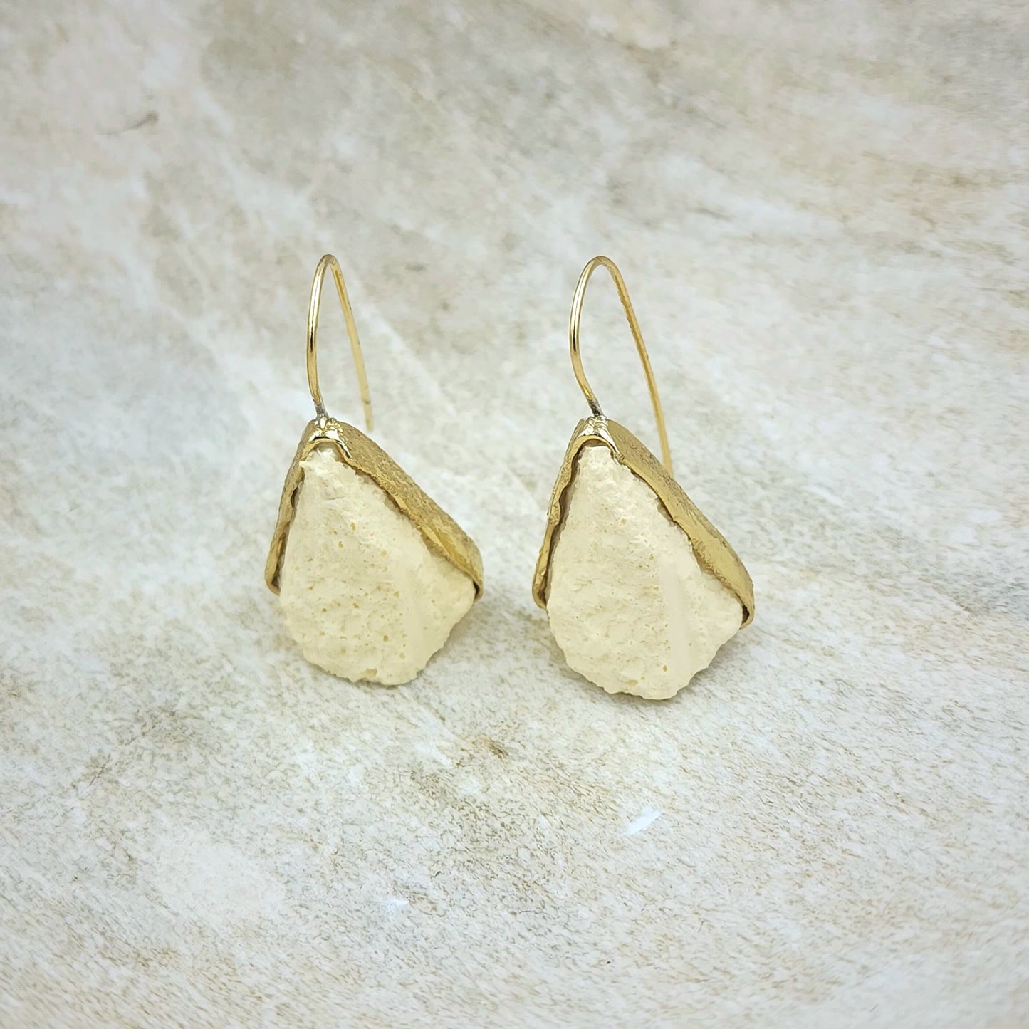 Poros Earrings - Ivory