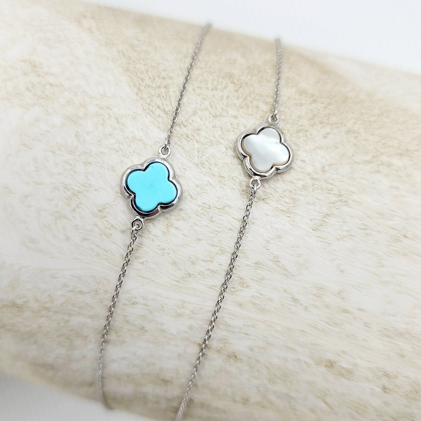 Clover Mother of Pearl Bracelet