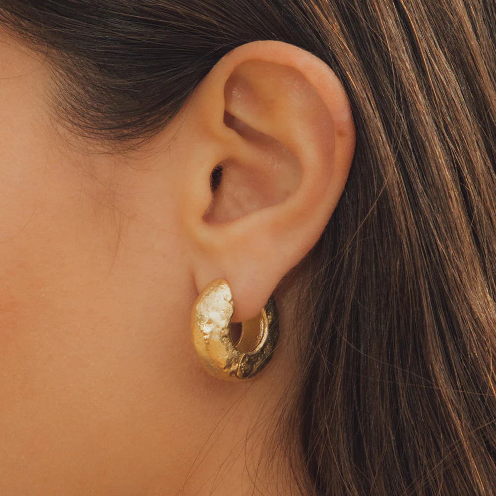Anilla Gold Earrings