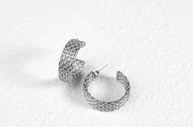 Corfu Earring - Silver