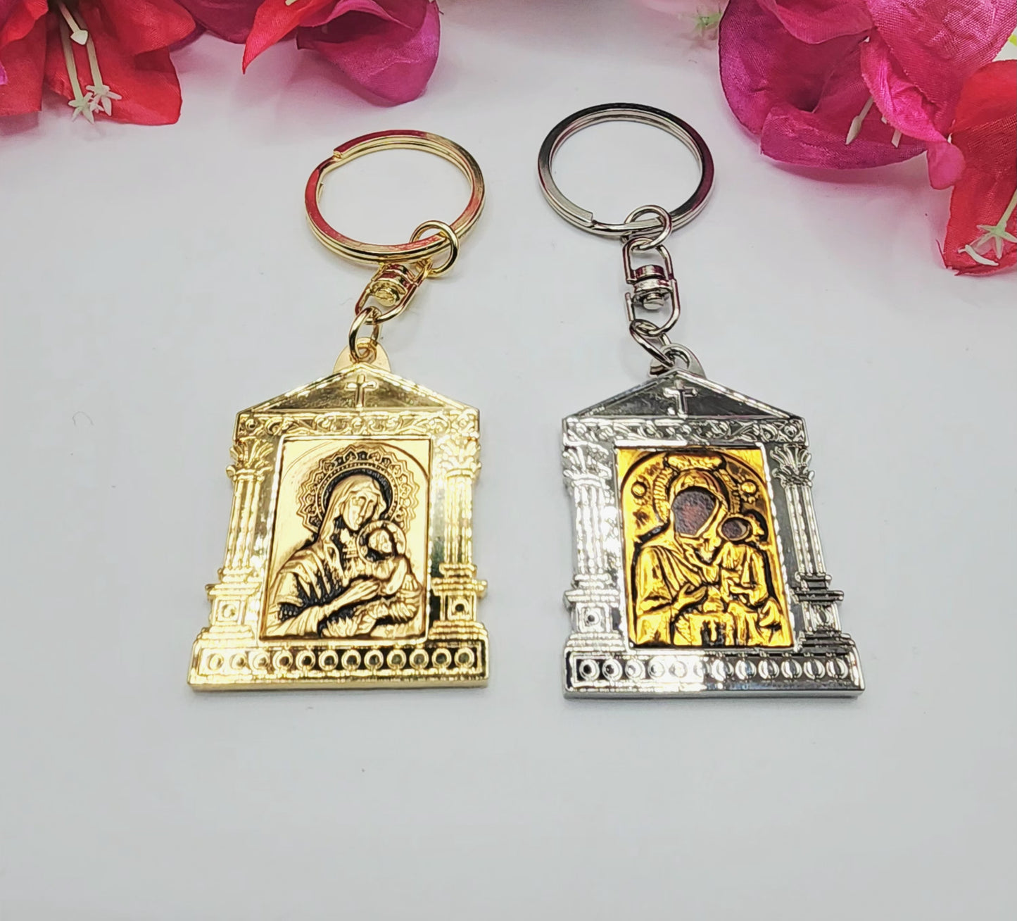 Virgin Mary Keyring