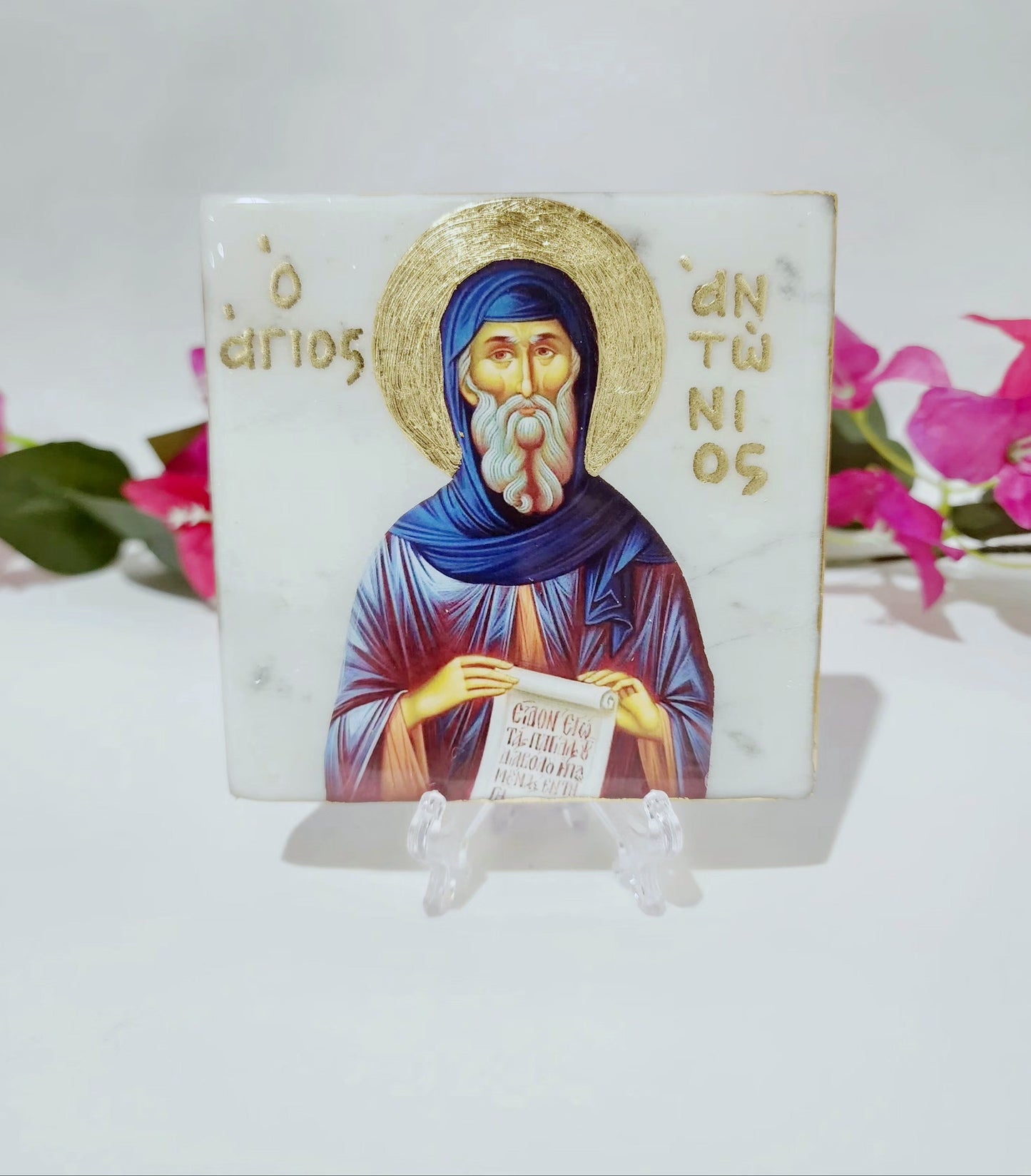 Marble Icon - Saint Anthony