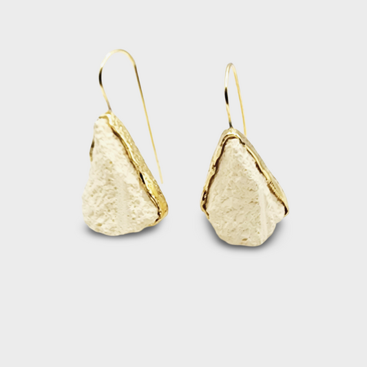 Poros Earrings - Ivory