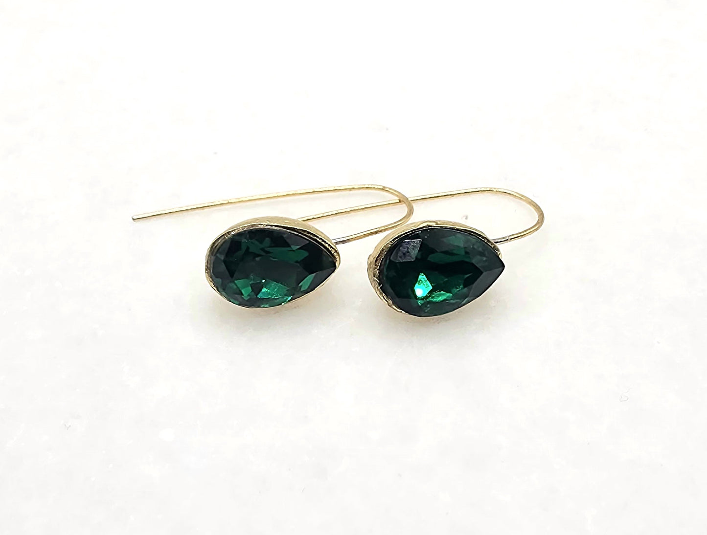 Kos Earrings - Emerald