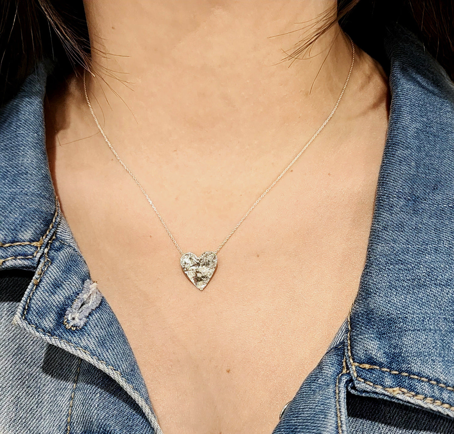 Heart Necklace - Silver