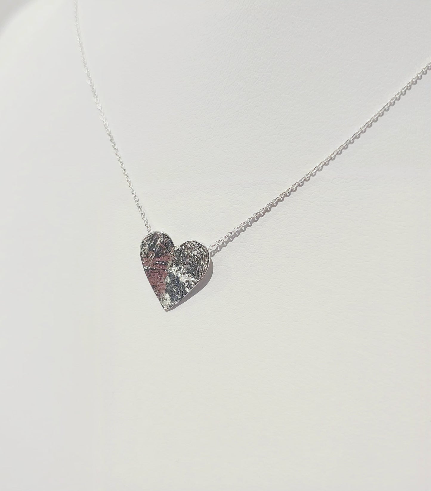 Heart Necklace - Silver