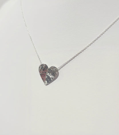 Heart Necklace - Silver
