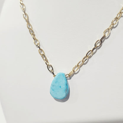 Teardrop Turquoise Necklace