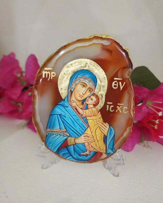 Agate Icon - Panagia (Mini)