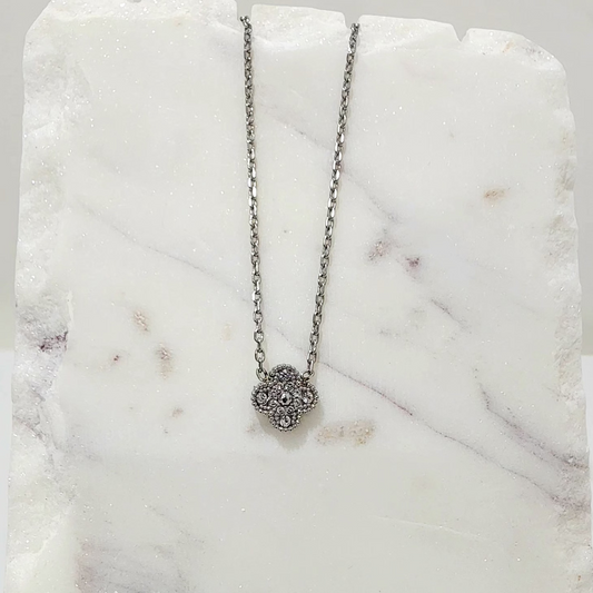 Karpathos Clover Necklace - Silver