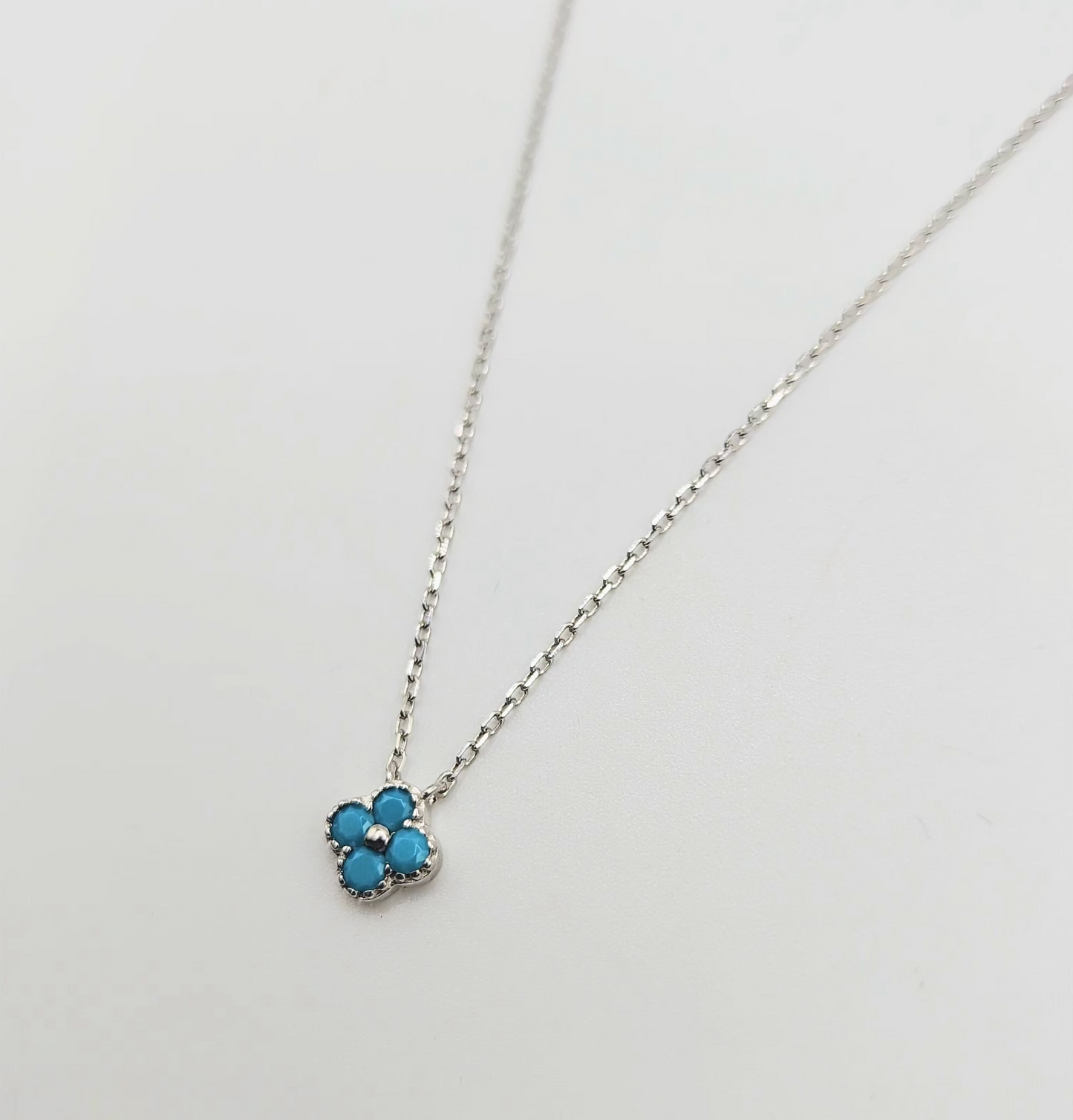 Mini Turquoise Cross Necklace