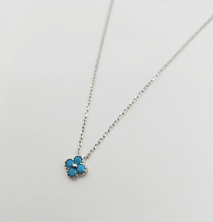 Mini Turquoise Cross Necklace