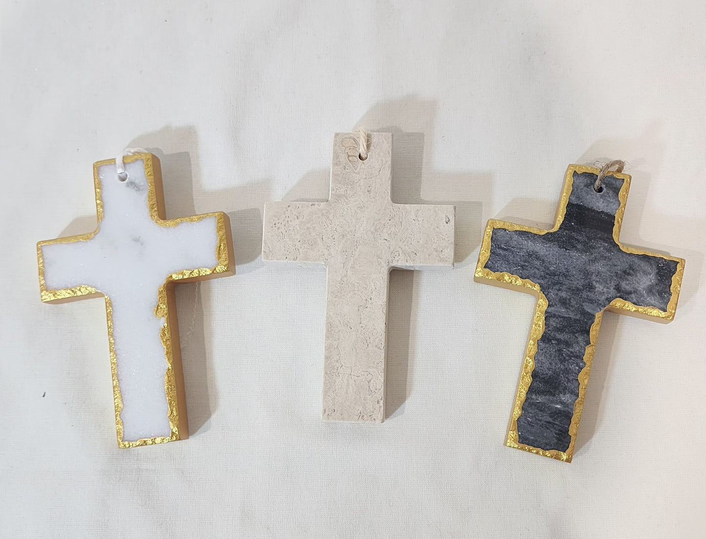 Marble Cross Wall Hang