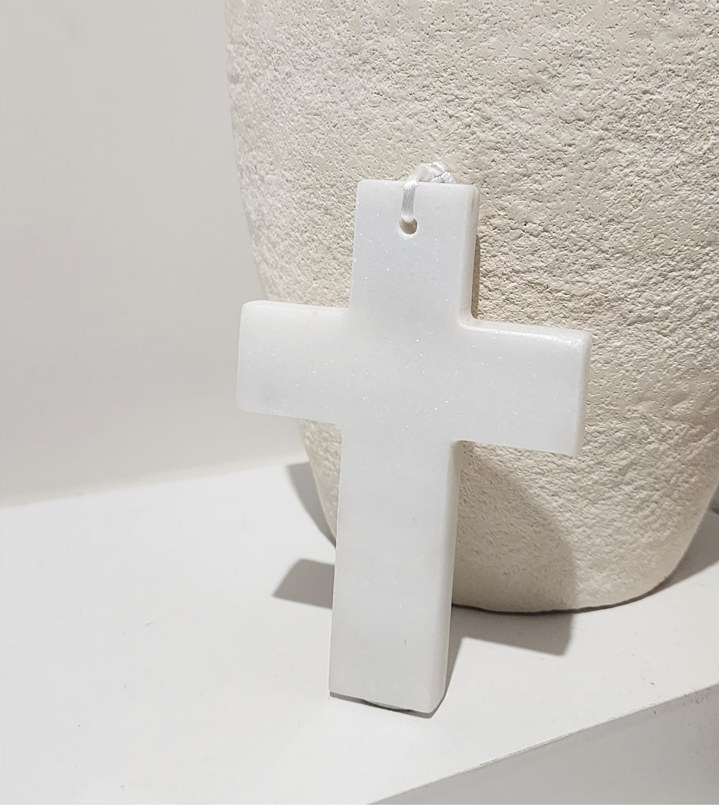 Marble Cross Wall Hang