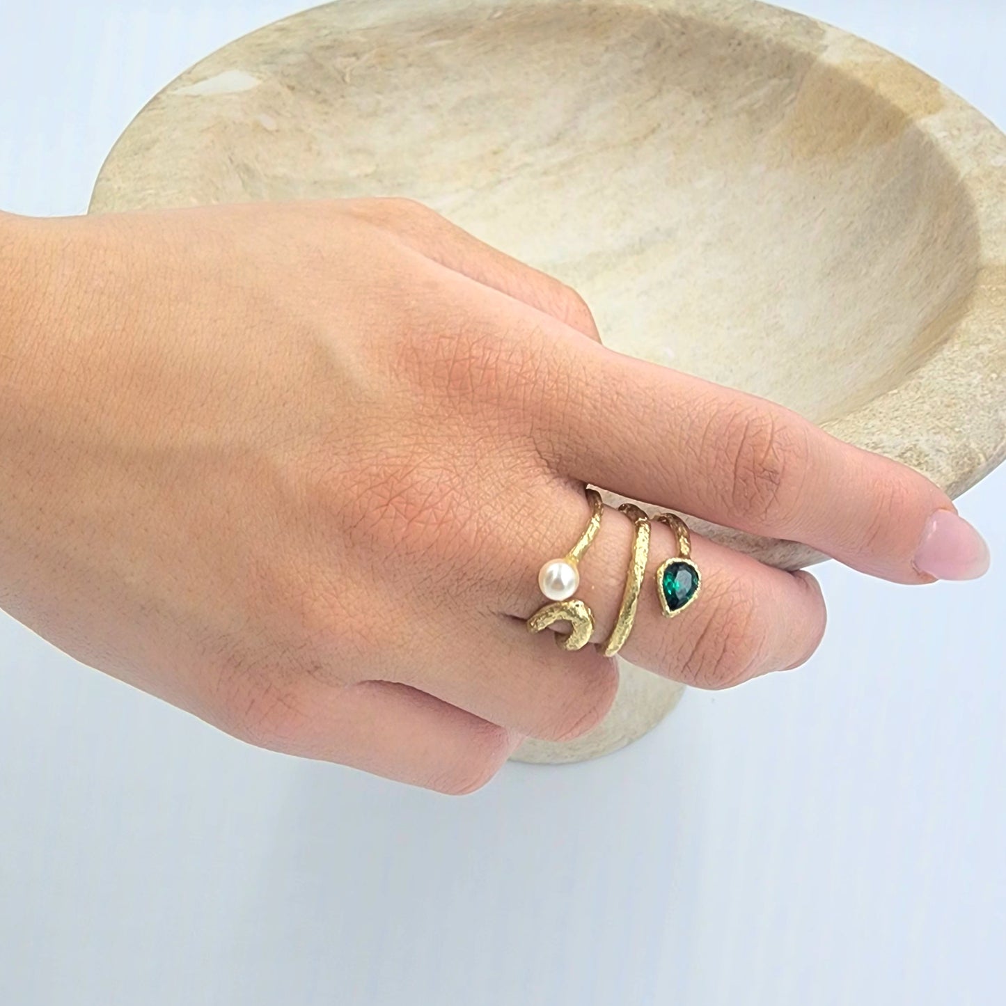 Artemis Ring - Emerald