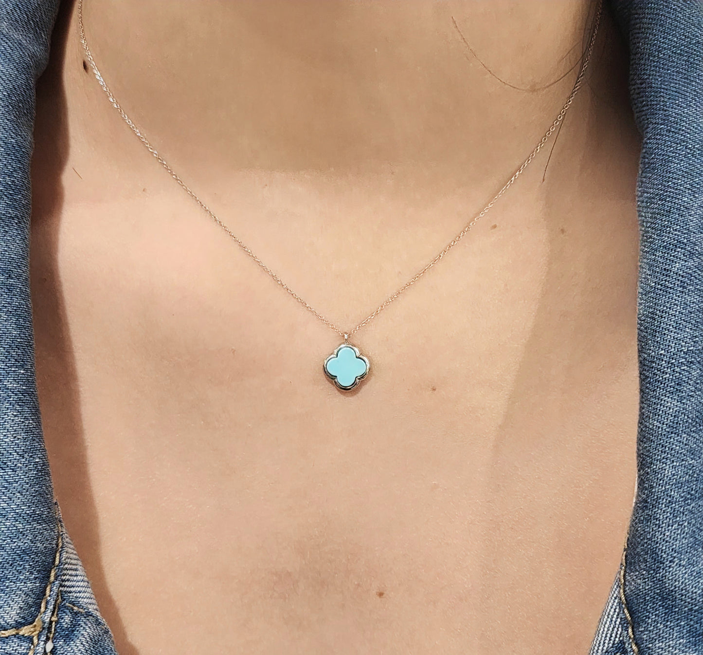 Clover Turquoise Necklace