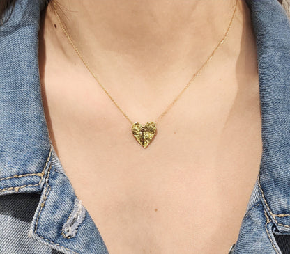 Heart Necklace - Gold