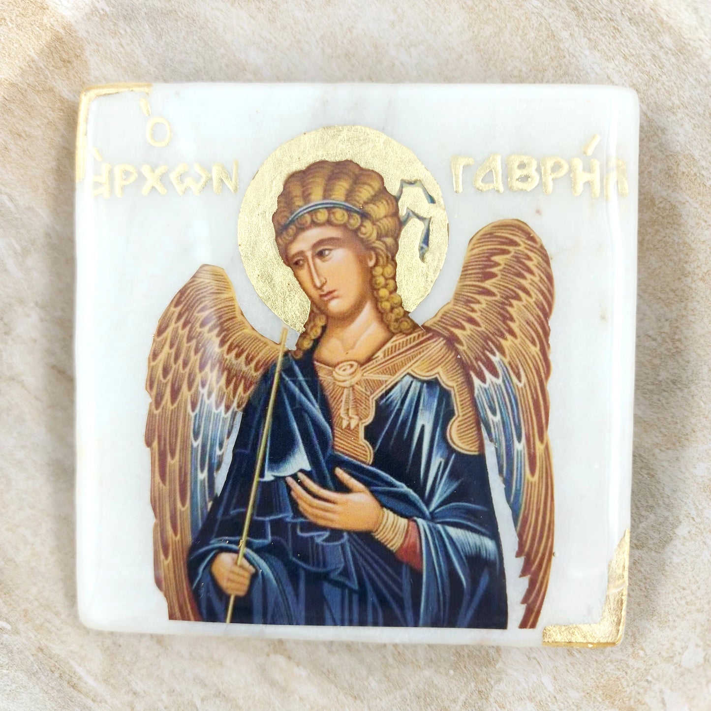 Marble Icon - Archangel Gabriel