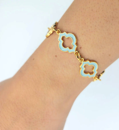Enamel Knot Bracelet