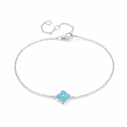 Mini Turquoise Cross Bracelet