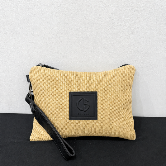 Amelia Raffia - Clutch