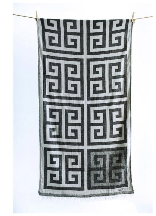 Megalos Meandros Beach Towel