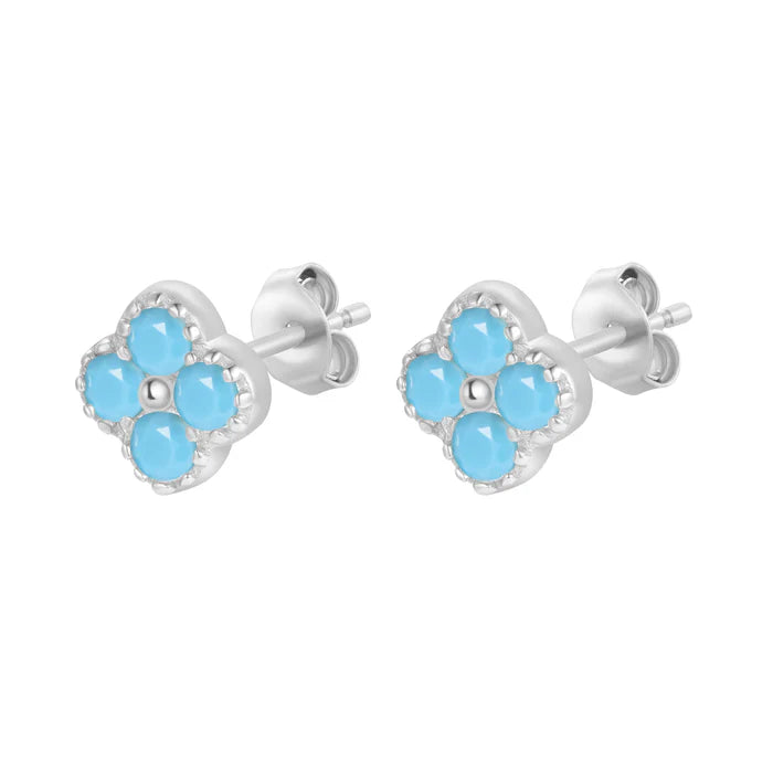 Antheia Mini Earrings - Silver