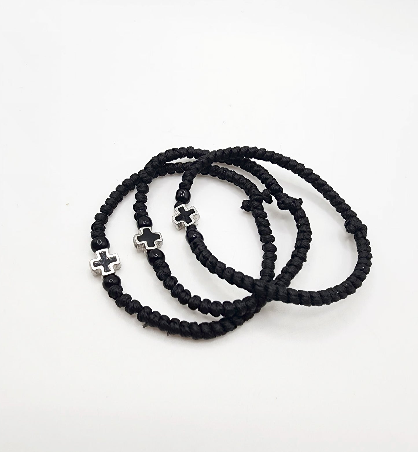 Komboskini with Black Cross