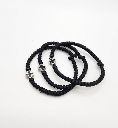 Komboskini with Black Cross