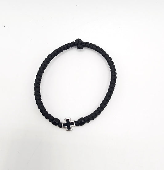 Komboskini with Black Cross