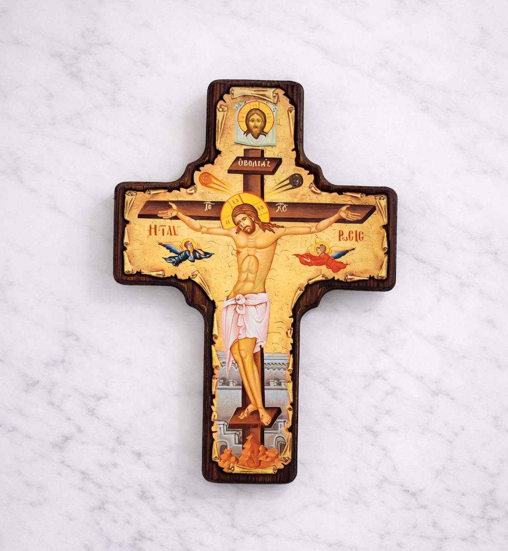Byzantine Wooden Cross - Large