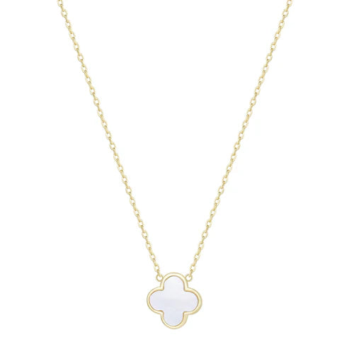 Mother of Pearl Cross Necklace