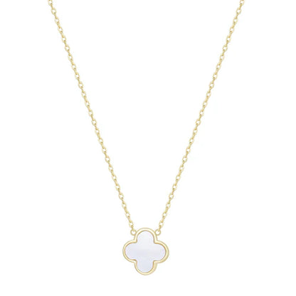 Mother of Pearl Cross Necklace
