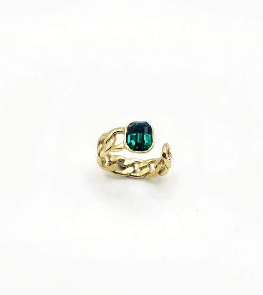 Thessa Ring - Emerald