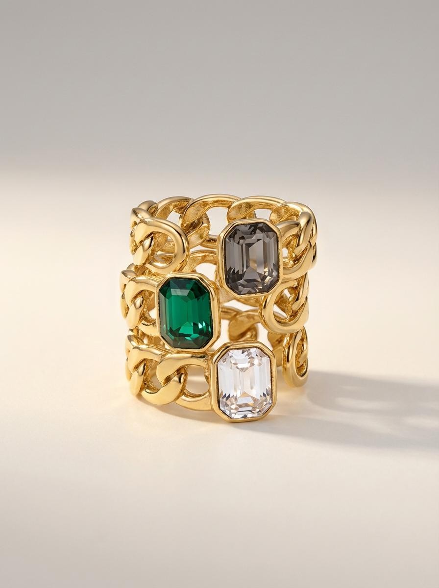 Thessa Ring - Emerald