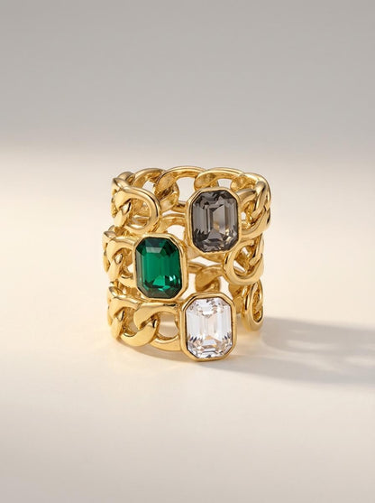 Thessa Ring - Emerald