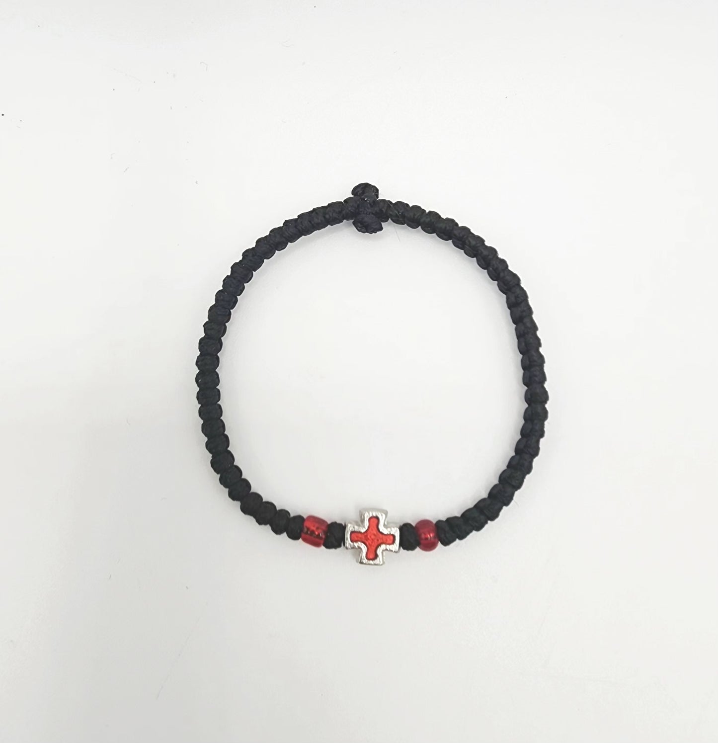 Komboskini with Red Cross