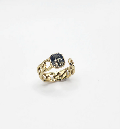 Thessa Ring - Smoky Black