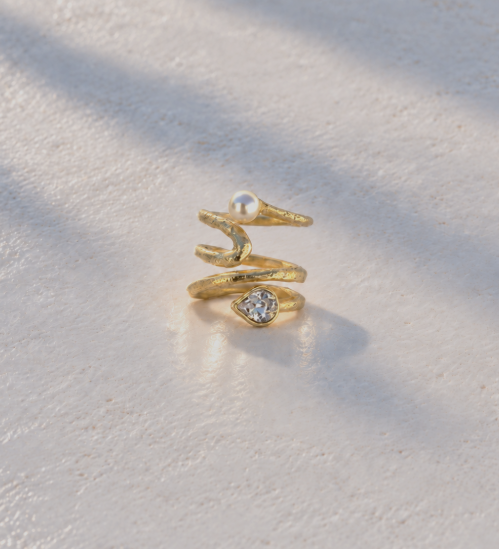 Artemis Ring - Clear Crystal