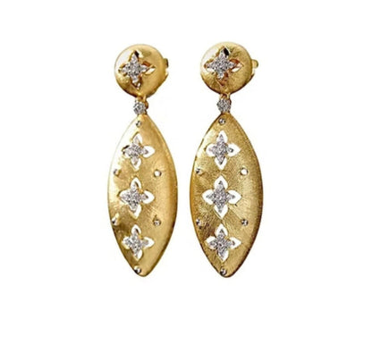 Bordeaux Earrings - Gold