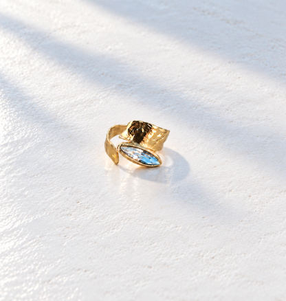 Syros Ring - Clear Crystal
