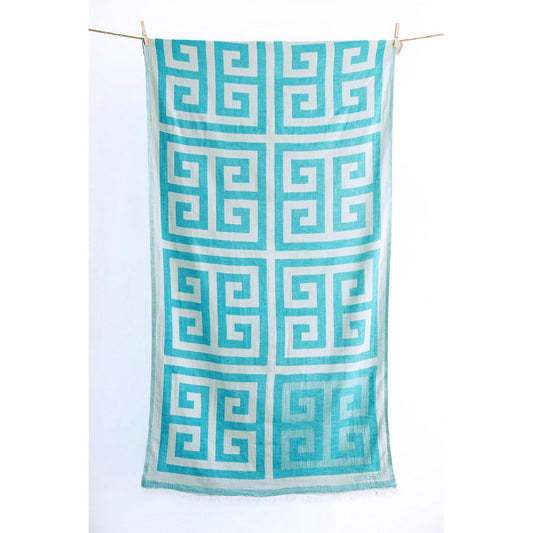 Megalos Meandros Beach Towel