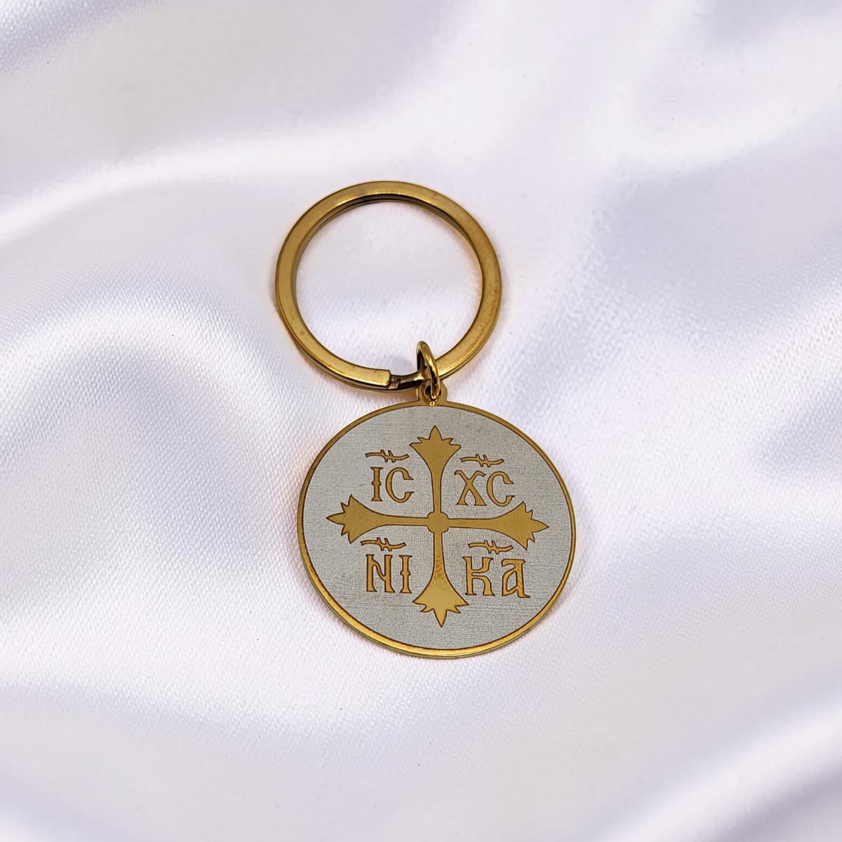 IC XC NIKA Keyring - Gold