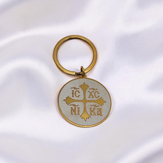 IC XC NIKA Keyring - Gold