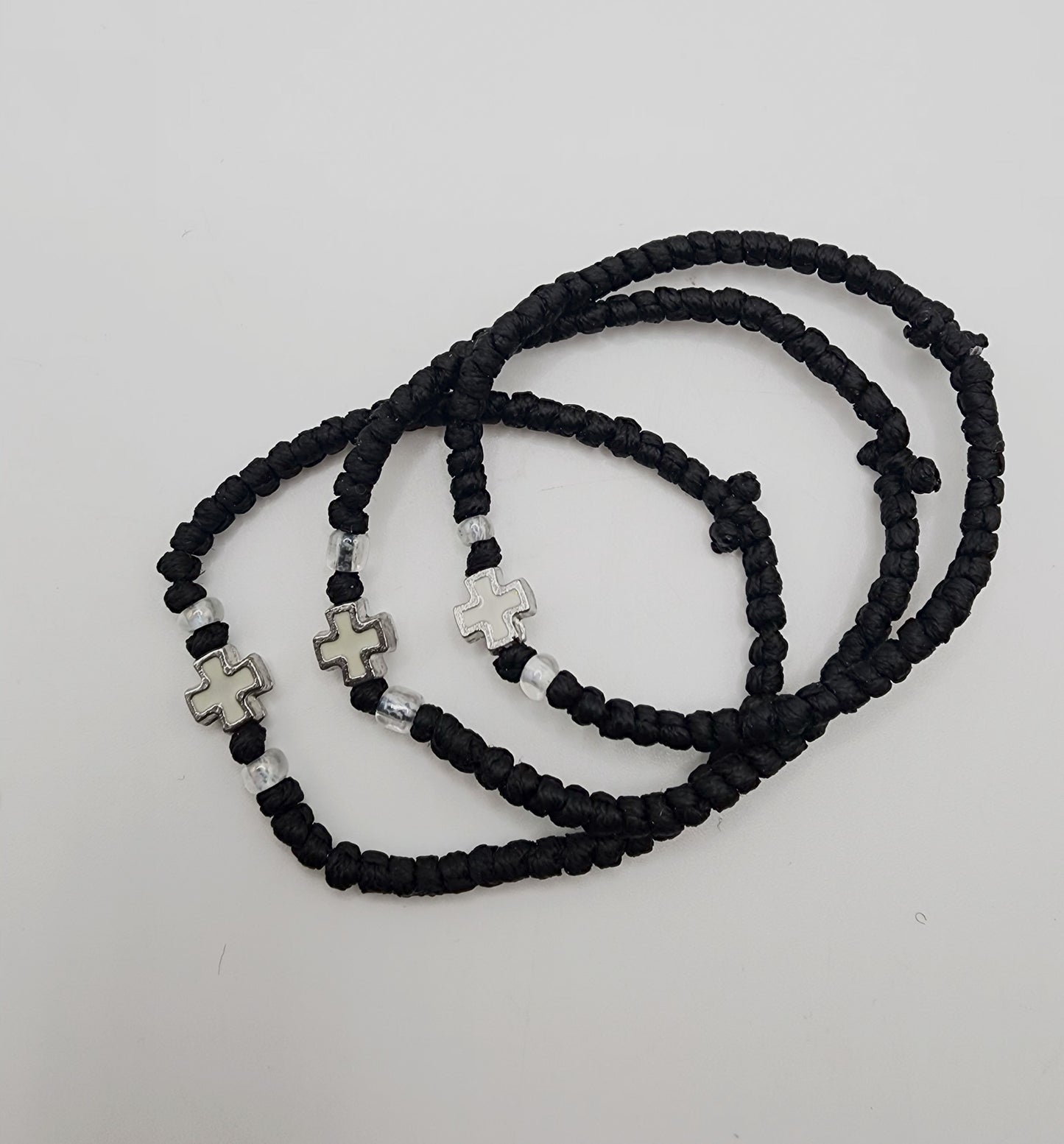 Komboskini with White Cross