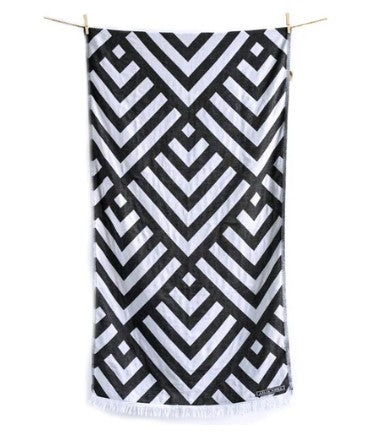 Kavos Beach Towel - Black