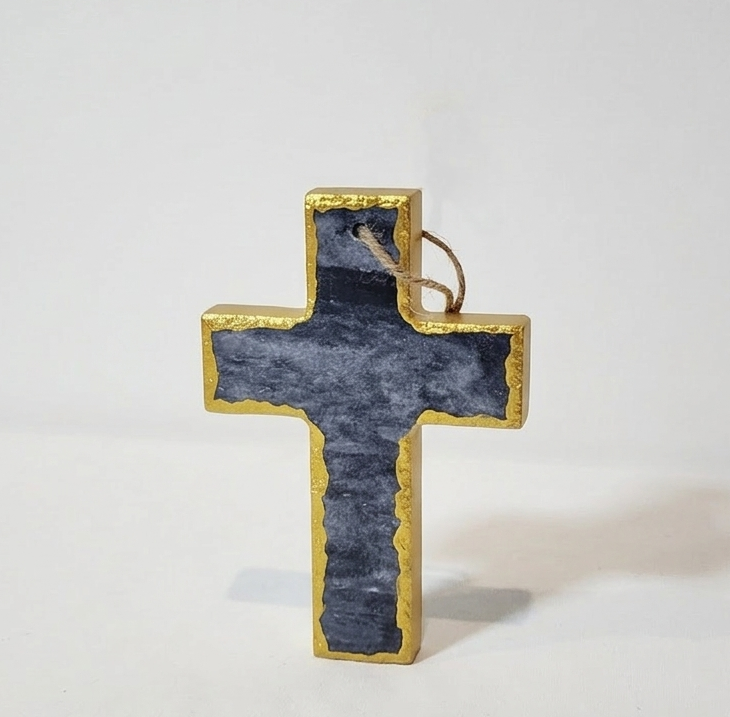 Marble Cross Wall Hang