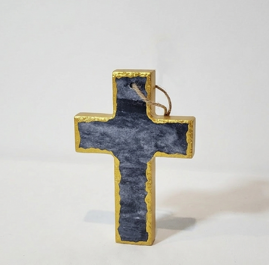 Marble Cross Wall Hang